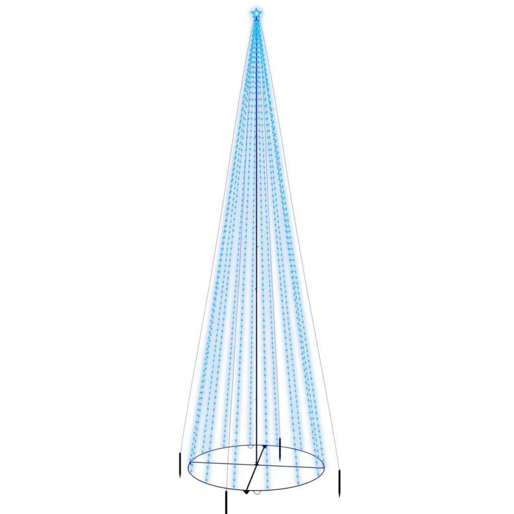 Christmas Cone Tree Blue 3000 LEDs 230x800 cm 343706