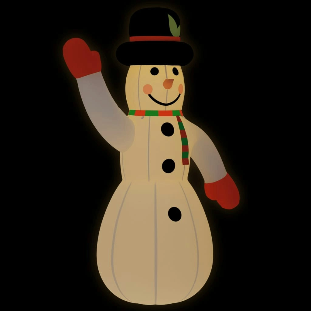 Christmas Inflatable Snowman with LEDs 370 cm 345278