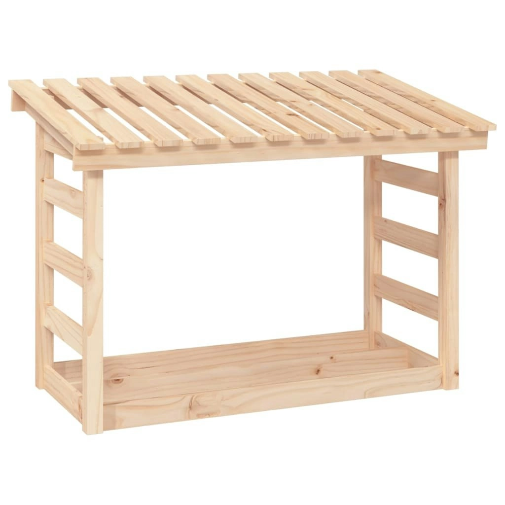 Firewood Rack 108x64.5x78 cm Solid Wood Pine 822442