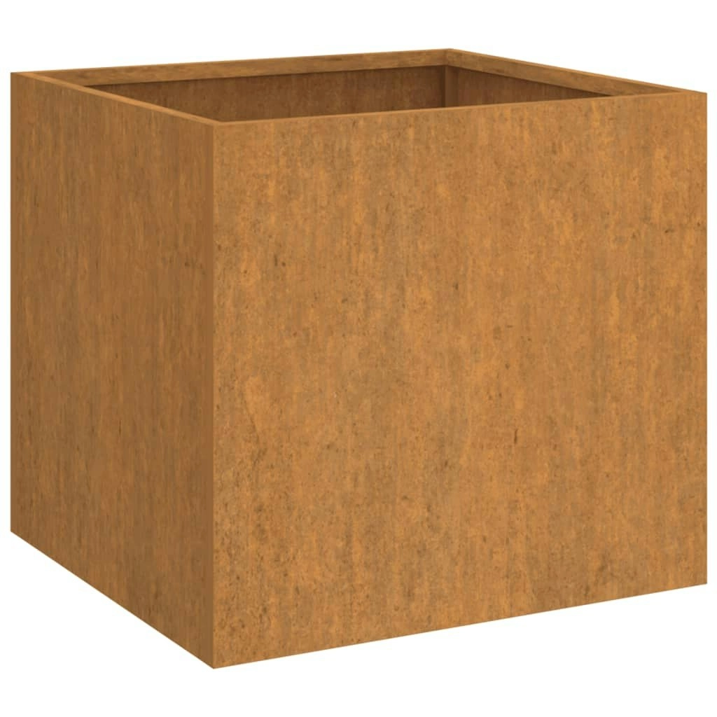 Planter 49x47x46 cm Corten Steel 821551