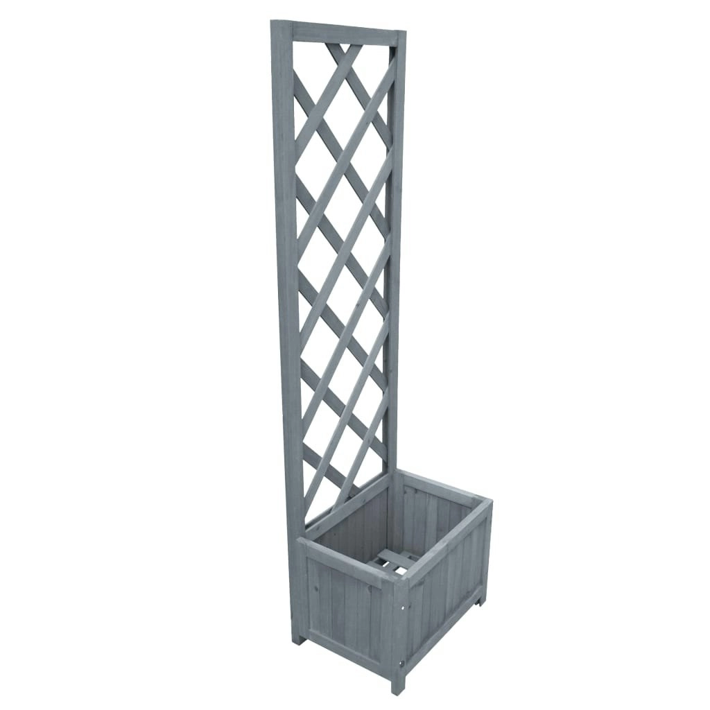 Trellis Planter 40x30x135 cm Solid Firwood 310037