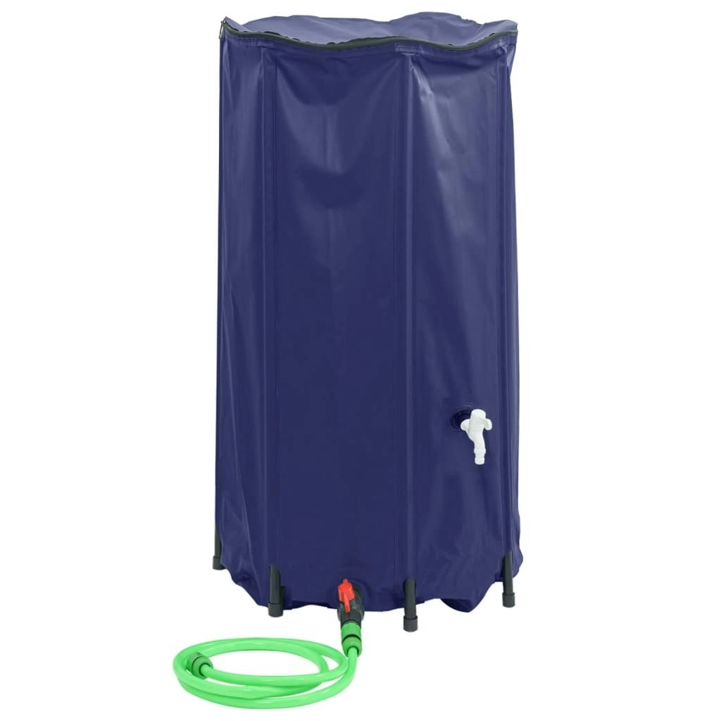 Water Tank with Tap Foldable 250 L PVC 155999