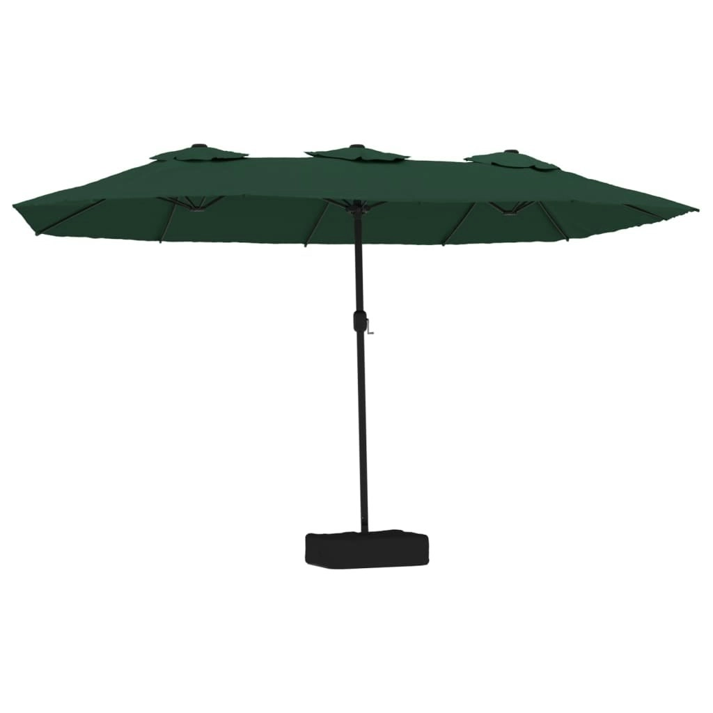 Double-Head Parasol Green 449x245 cm 362946