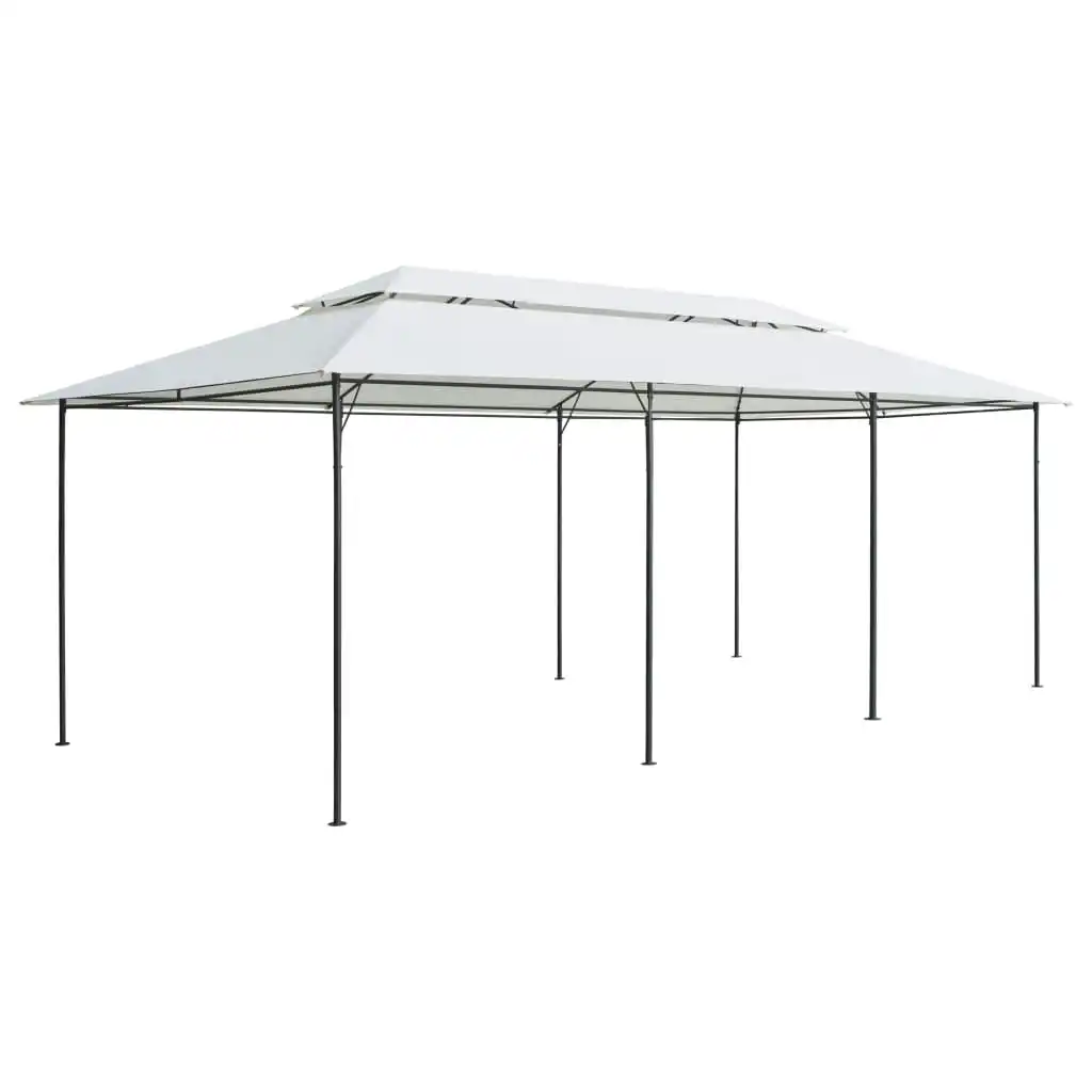 Gazebo 600x298x270 cm White 180g/mÂ² 310072