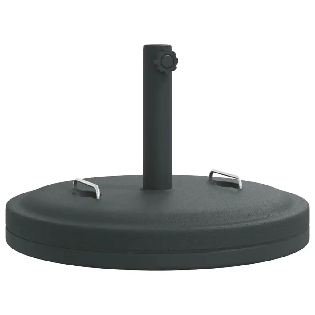 Parasol Base with Handles for Ã˜38 / 48 mm Poles 25 kg Round 4007986