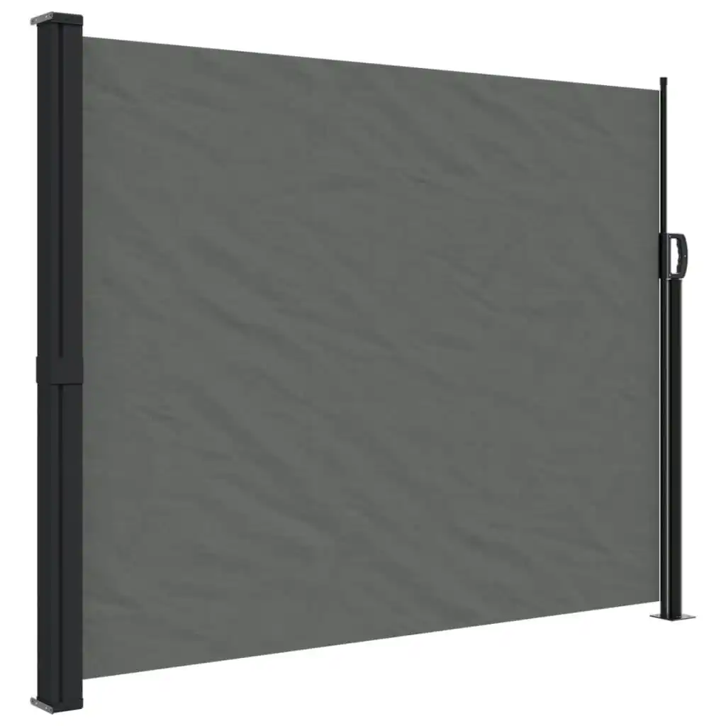 Retractable Side Awning Anthracite 160x500 cm 4004443