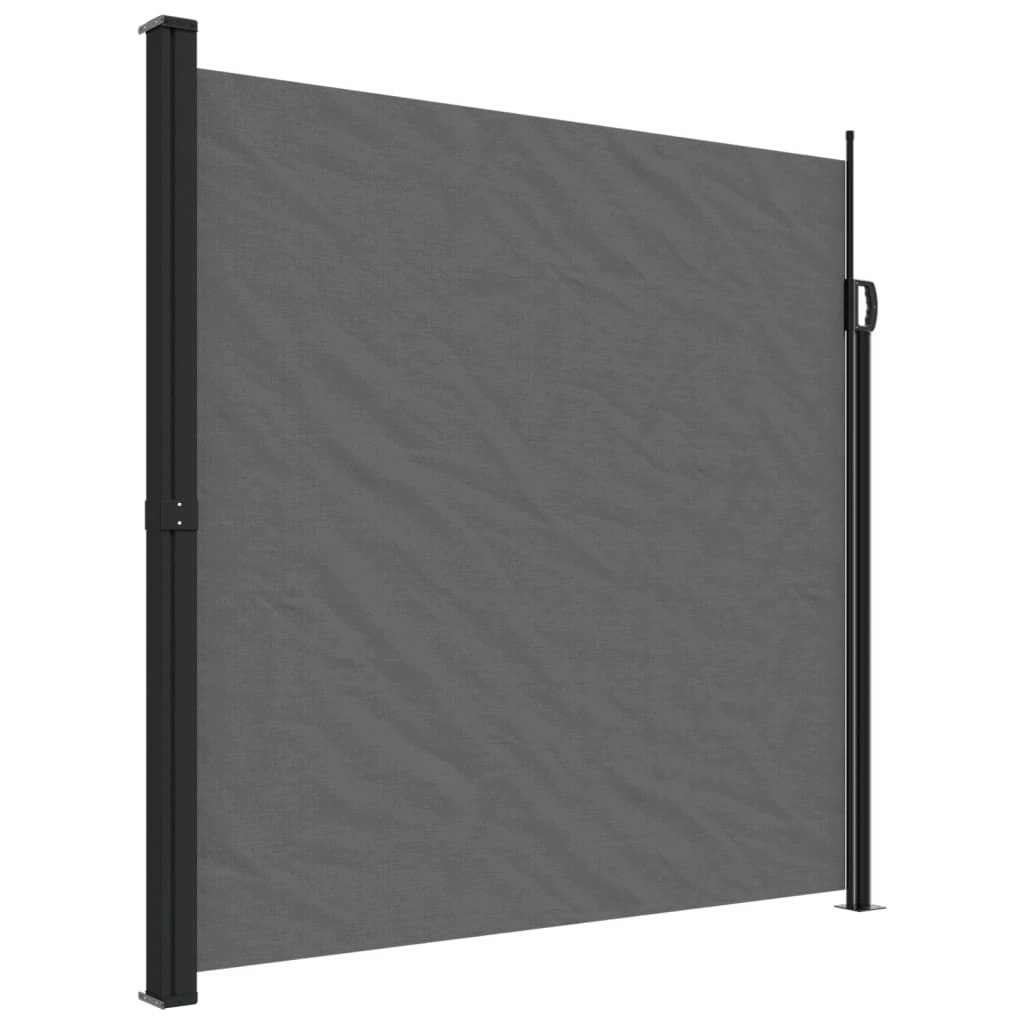 Retractable Side Awning Anthracite 200x600 cm 4004563