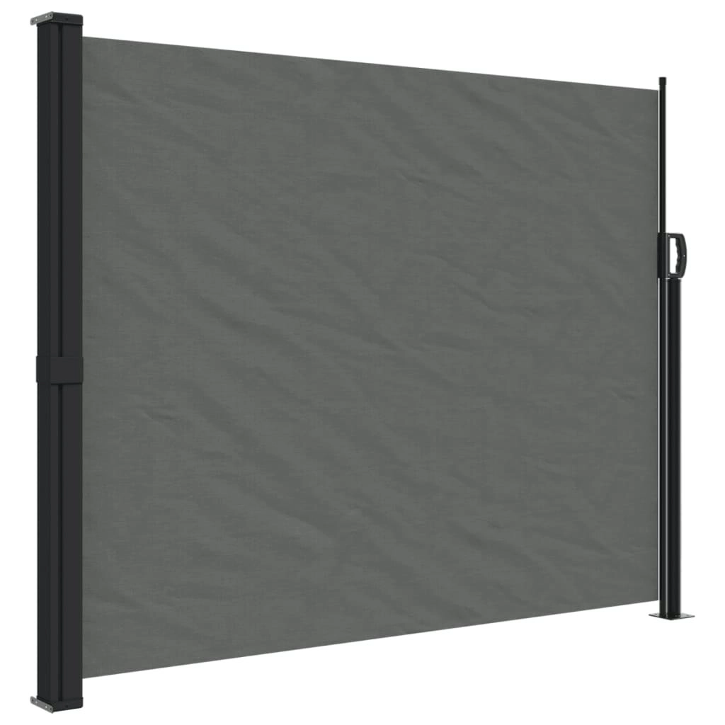 Retractable Side Awning Anthracite 160x600 cm 4004533