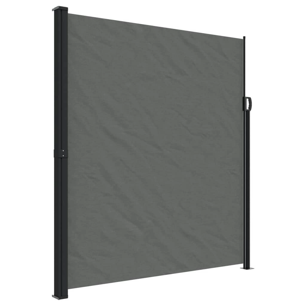 Retractable Side Awning Anthracite 220x500 cm 4004488