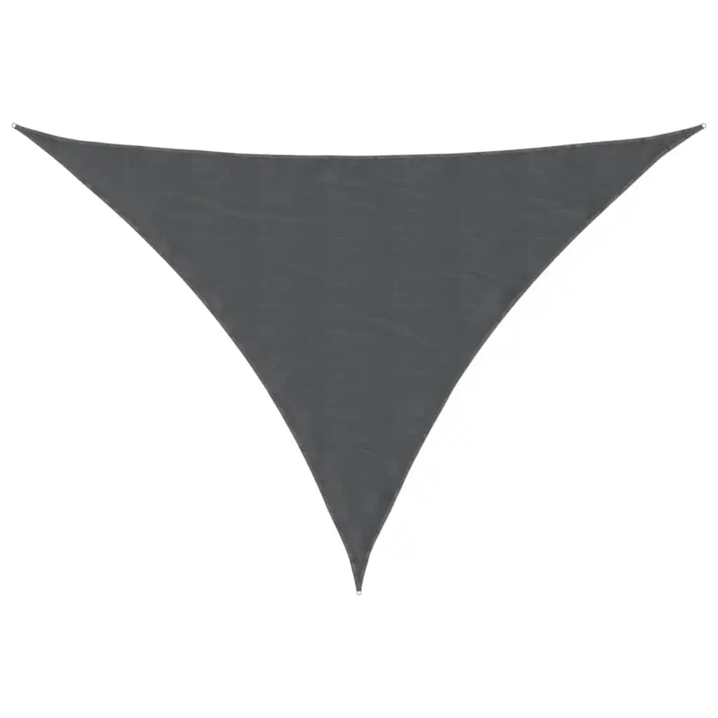 Sunshade Sail Oxford Fabric Triangular 2.5x2.5x3.5 m Anthracite 135114