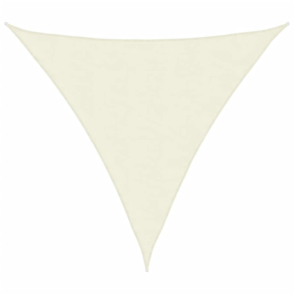 Sunshade Sail Oxford Fabric Triangular 3.6x3.6x3.6 m Cream 42300