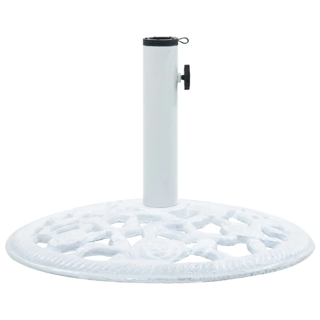 Umbrella Base White 12 kg 48 cm Cast Iron 47860