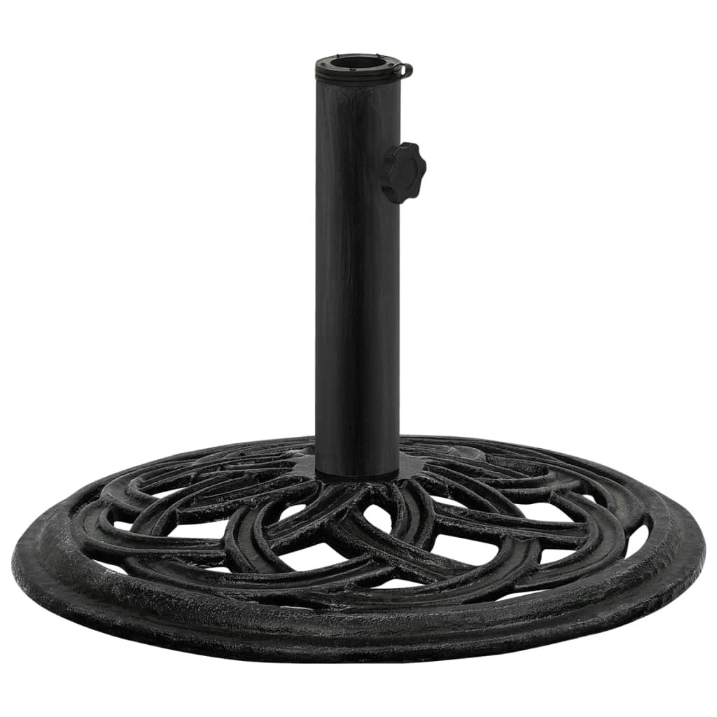 Umbrella Base Black 44x44x31 cm Cast Iron 317759