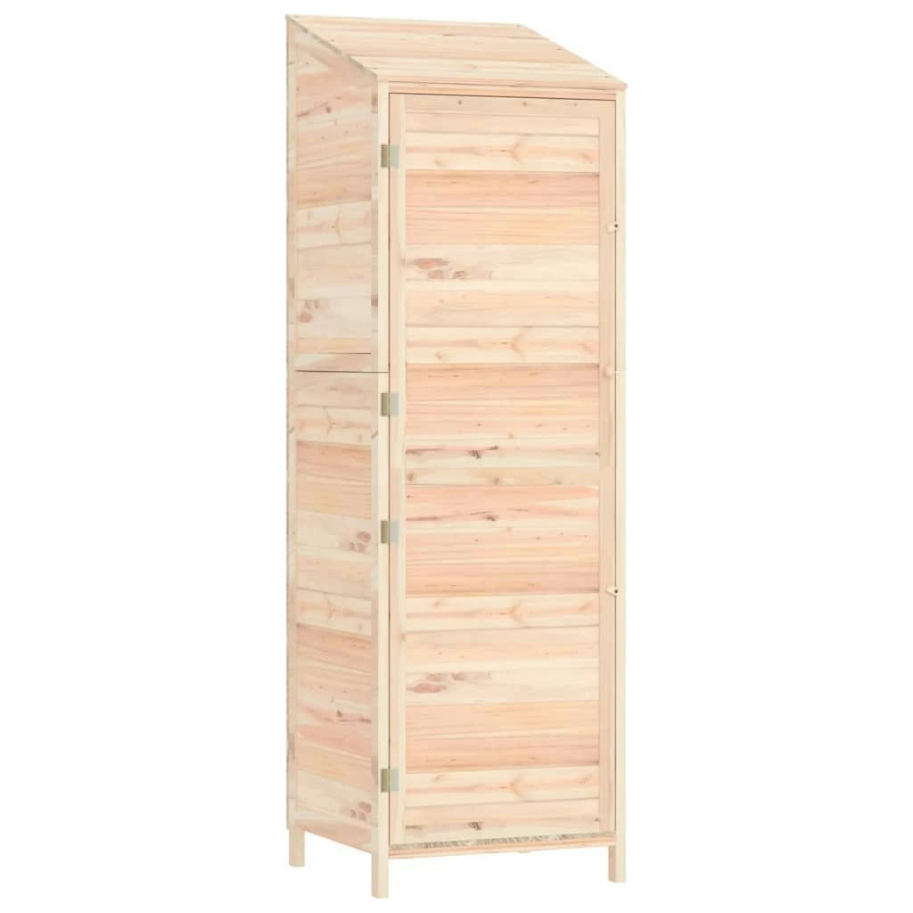 Garden Shed 55x52x174.5 cm Solid Wood Fir 152186