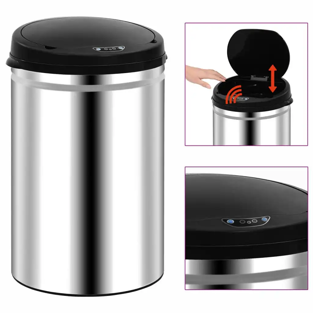 Automatic Sensor Dustbin 30 L Stainless Steel 322692