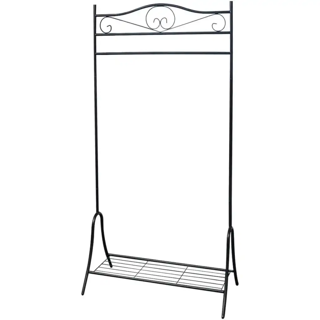 Clothing Rack Black Steel 243000