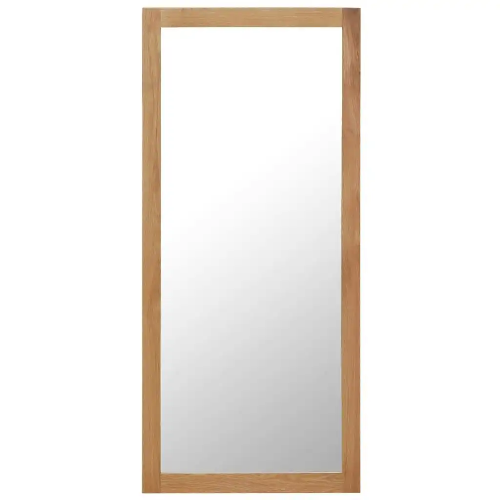 Mirror 50x140 cm Solid Oak Wood 247459