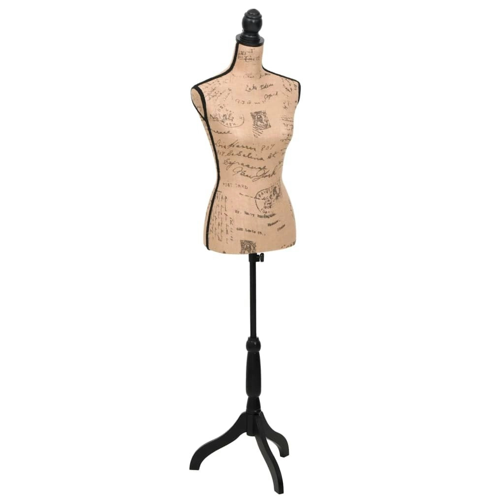 Ladies Bust Display Bust Brown Black Jute Female Dressmakers Dummy Mannequin Display 30029