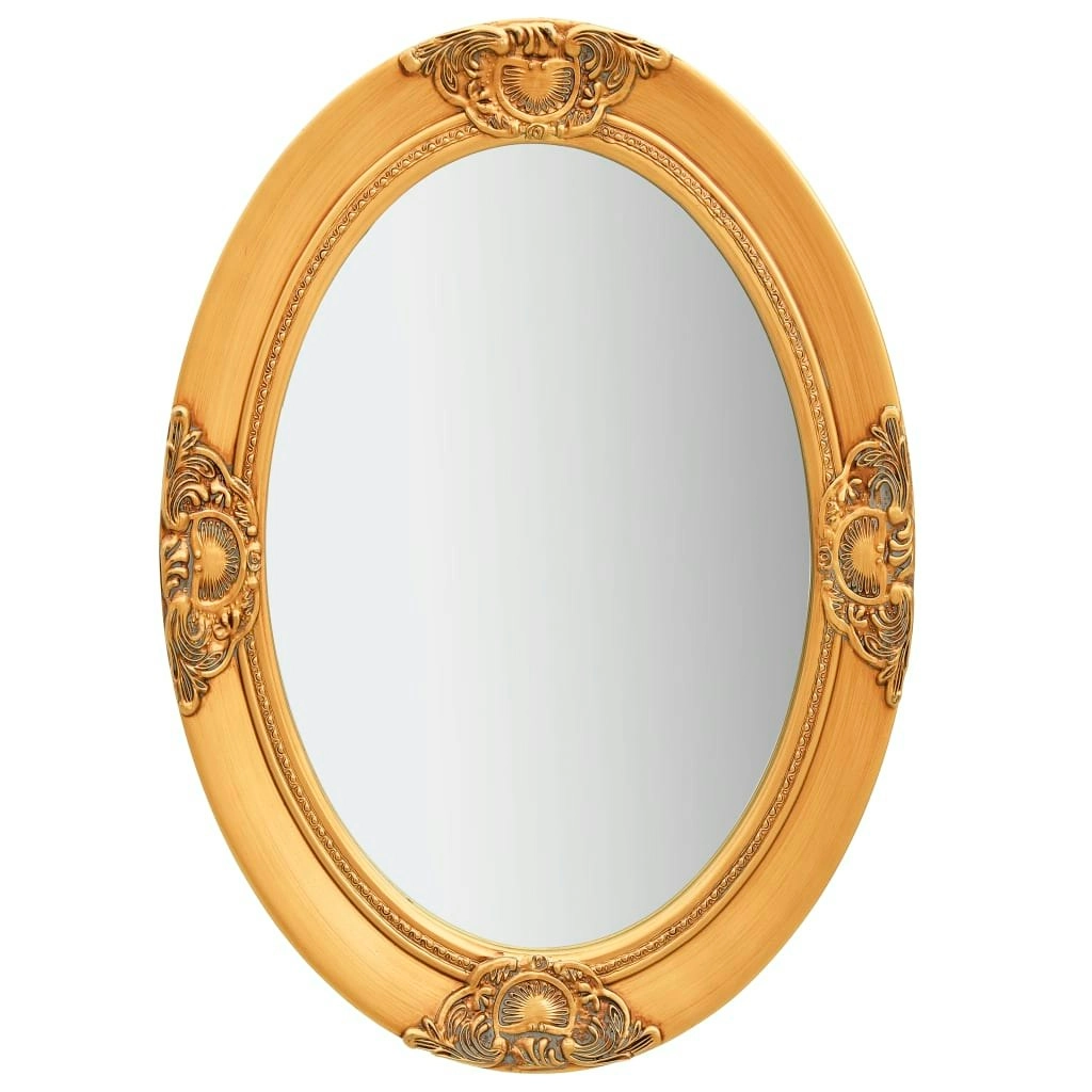 Wall Mirror Baroque Style 50x70 cm Gold 320353