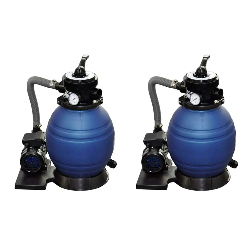 Sand Filter Pumps 2pcs 400 W 11000 l/h 277089