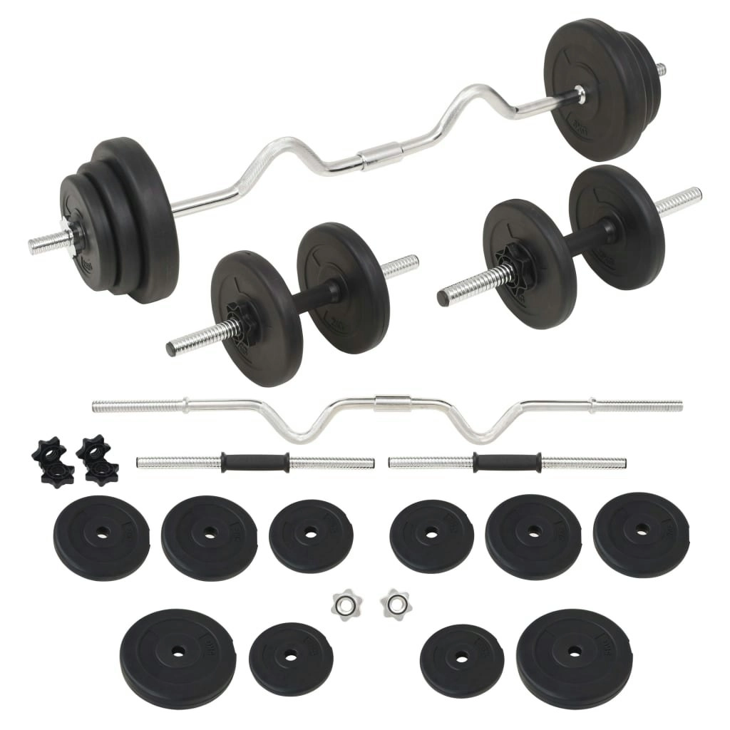 Barbell and Dumbbell Set 30 kg 91401