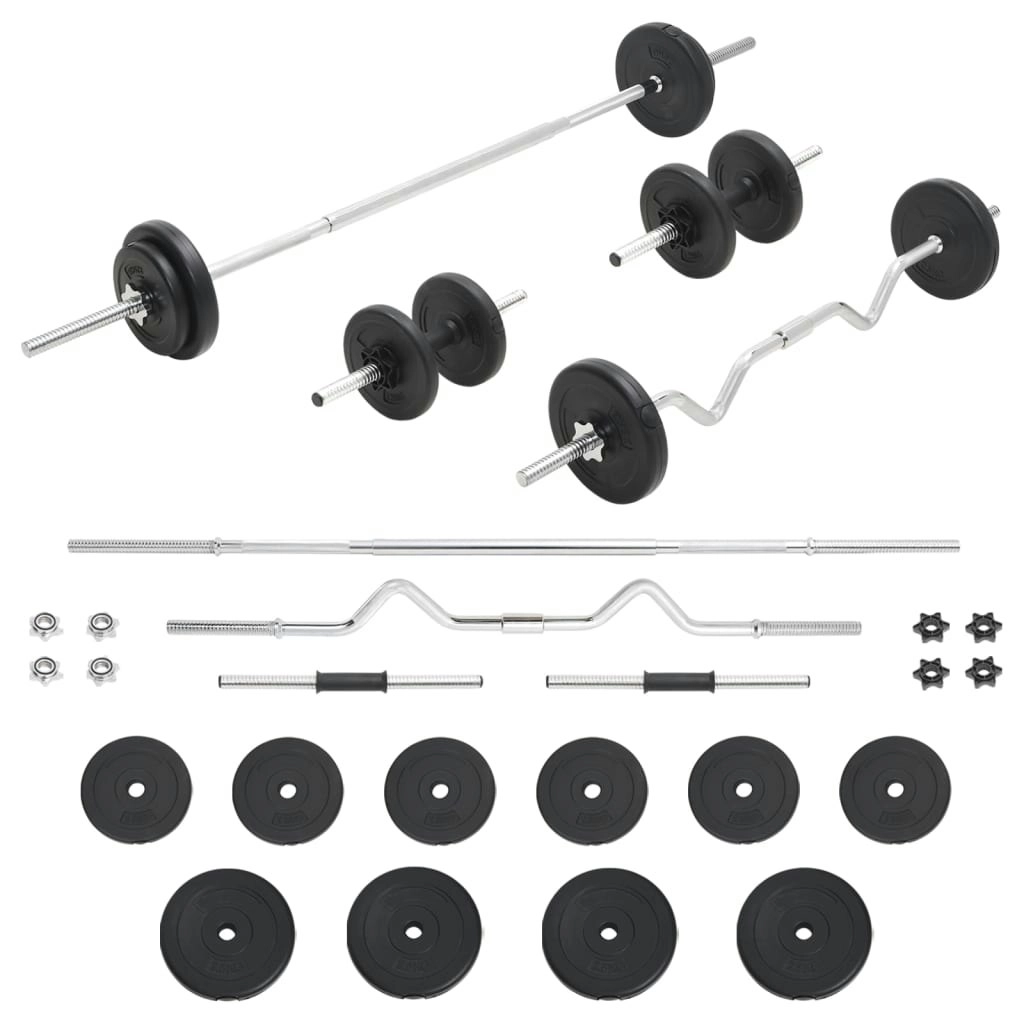 Barbell and Dumbbell Set 30 kg 93589