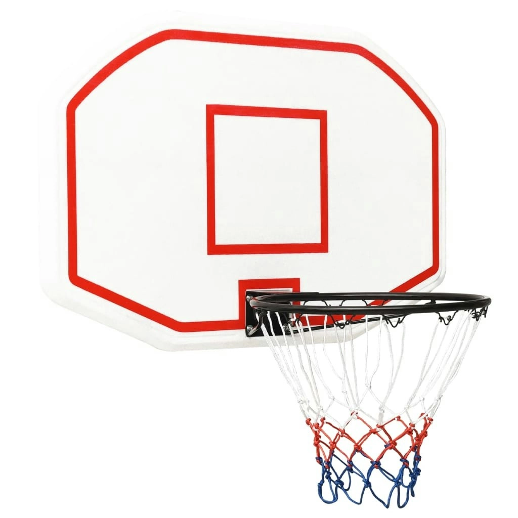 Basketball Backboard White 109x71x3 cm Polyethene 93662