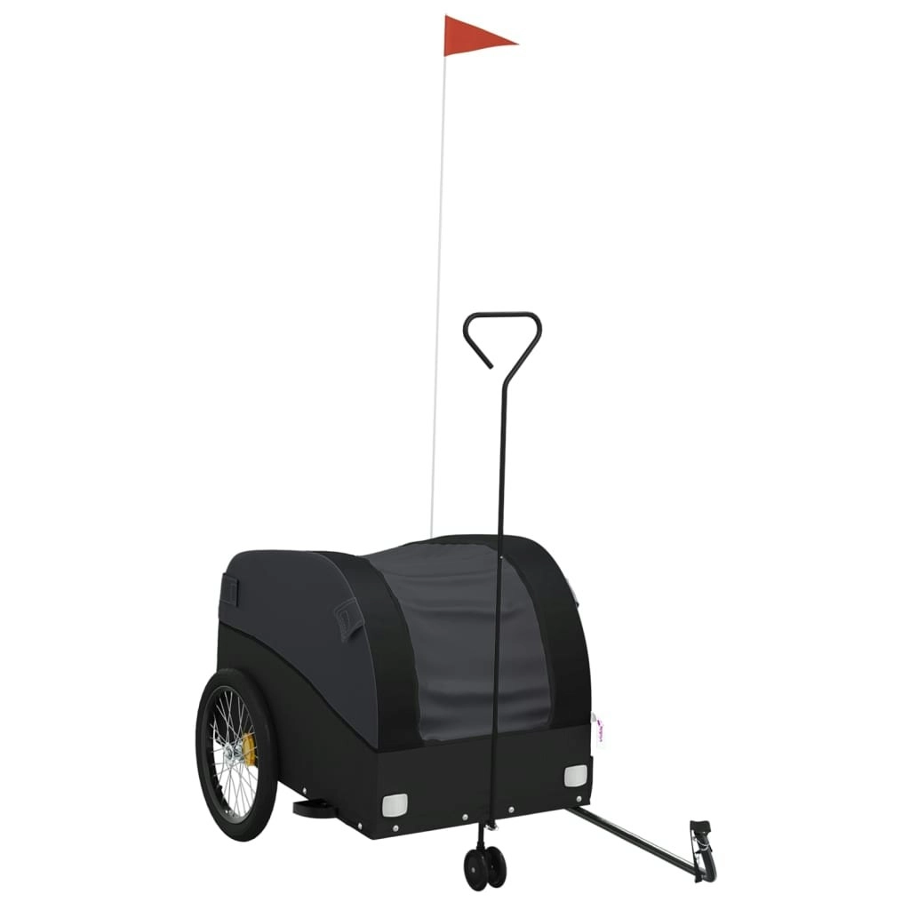 Bike Trailer Black 45 kg Iron 94150