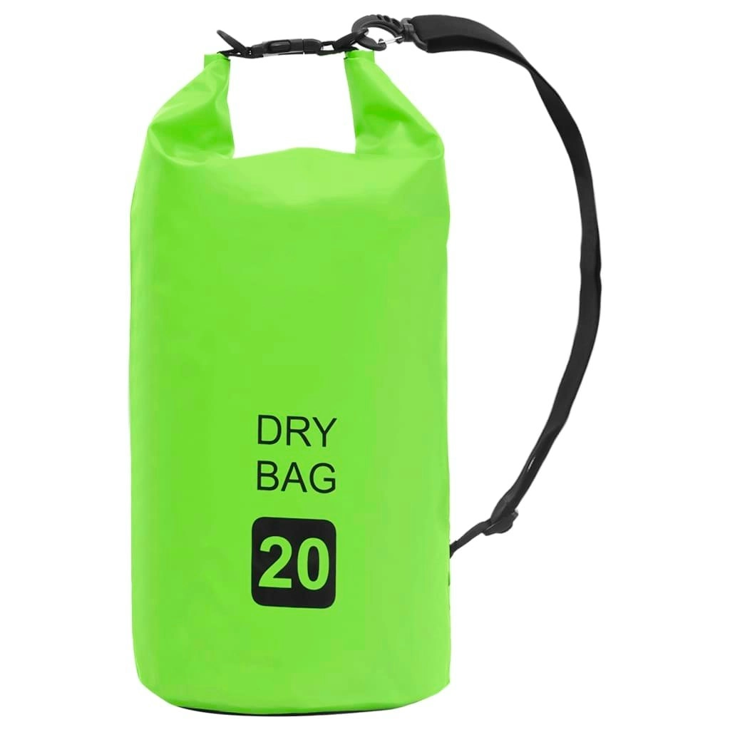 Dry Bag Green 20 L PVC 92782