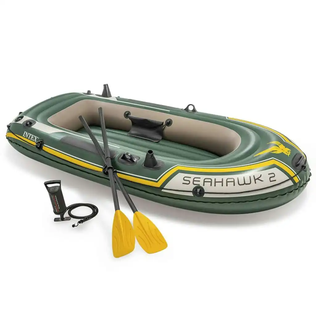 Intex Seahawk 2 Set Inflatable Boat with Oars and Pump 90800