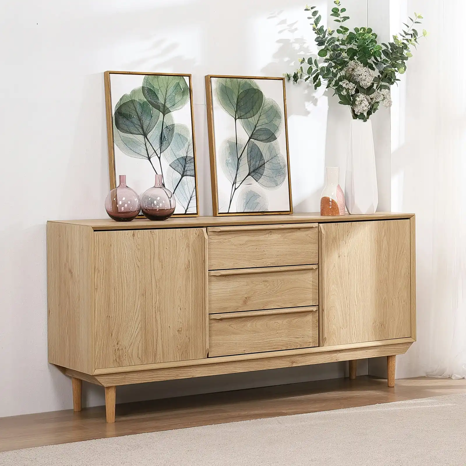 Swedish Large Sideboard Buffet Cabinet