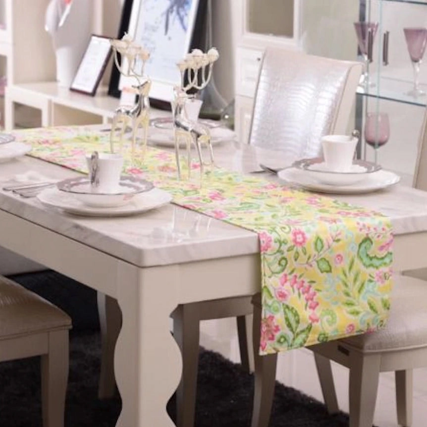 100% Cotton Sateen Dining Table Runner 190x31cm