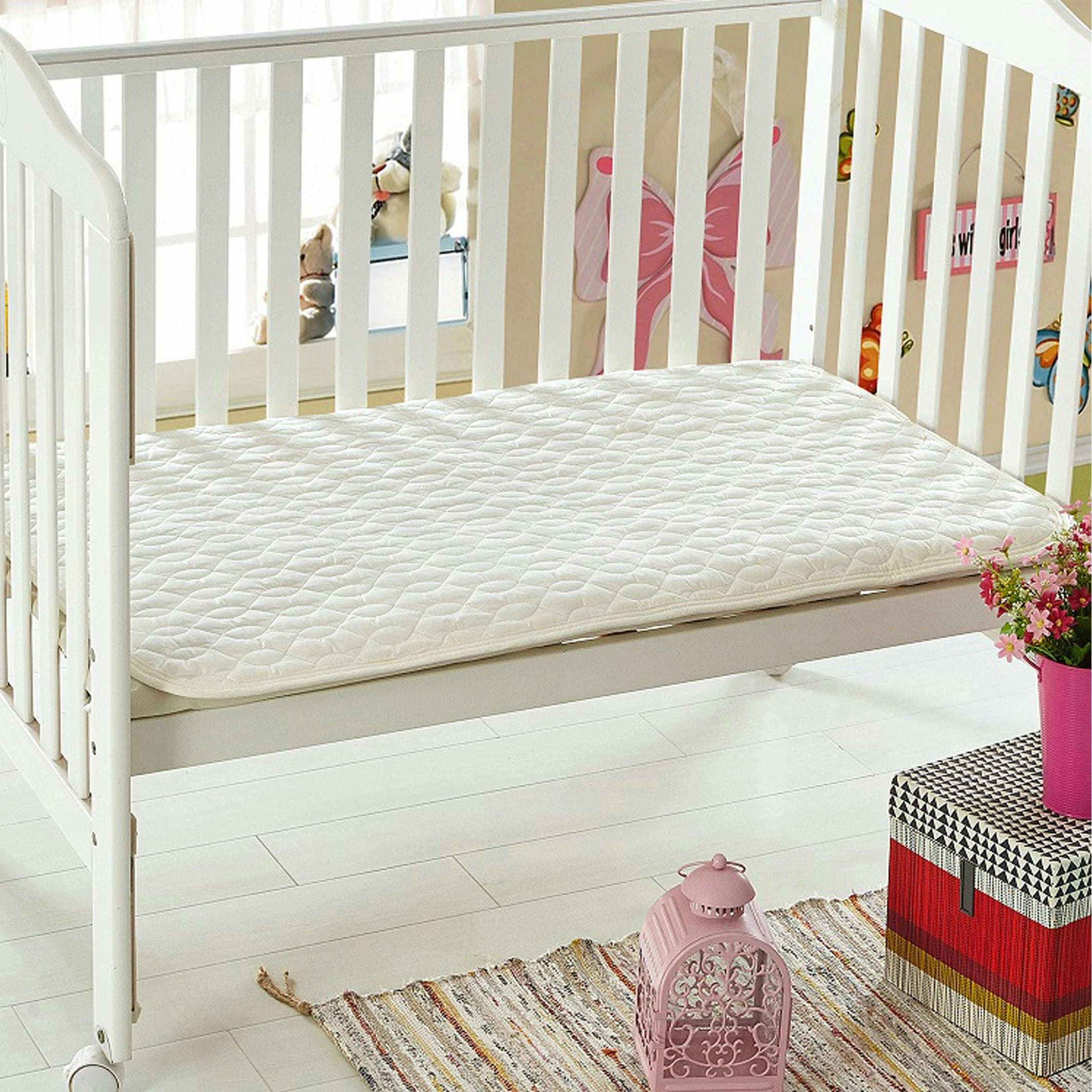 100% cotton Quilted Cot Mattress Protector