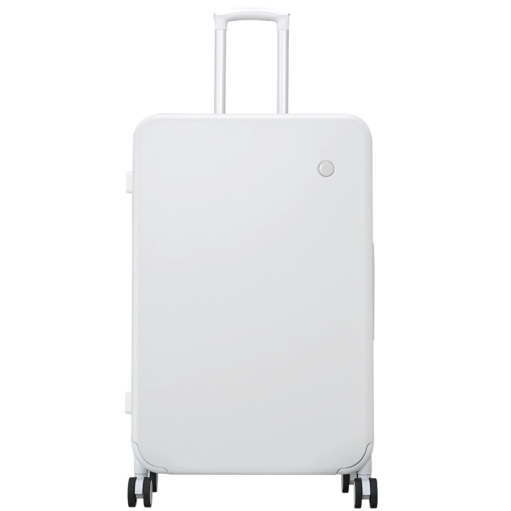 Tabibito 24" Luggage Hard Shell ABS Suitcase TSA Lock with Spinner Wheels White