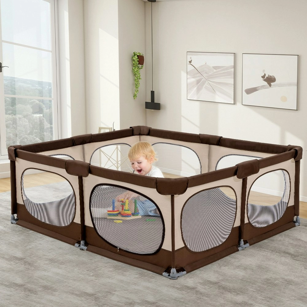 Playpals Baby Playpen Child Safety Gate Kids Playpen Child Play 180X200cm