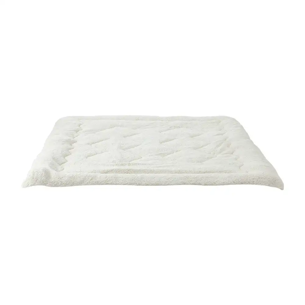 Fleece Mattress Topper Reversible Pillowtop