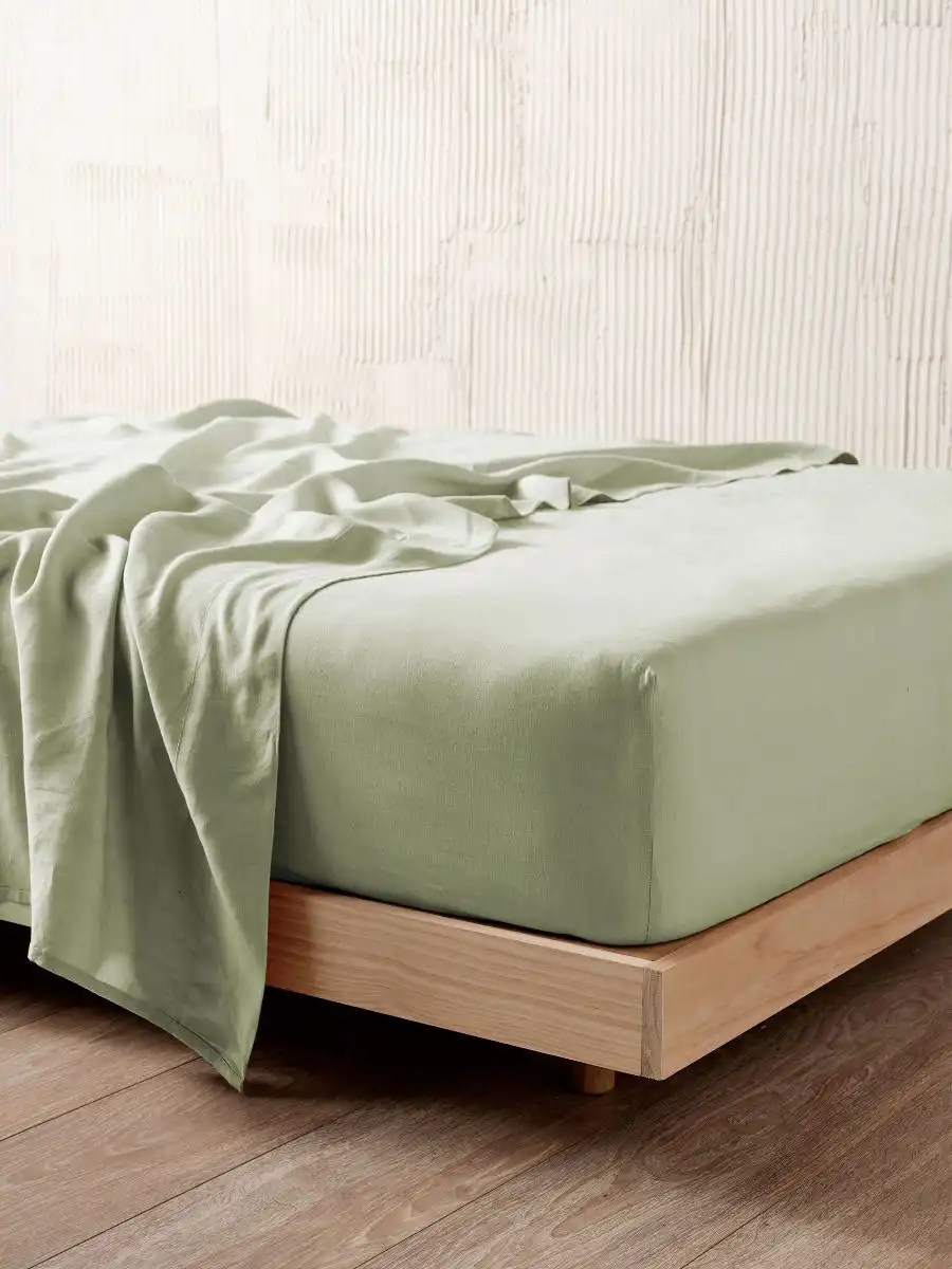 Linen House Nimes Sheet Set   Wasabi