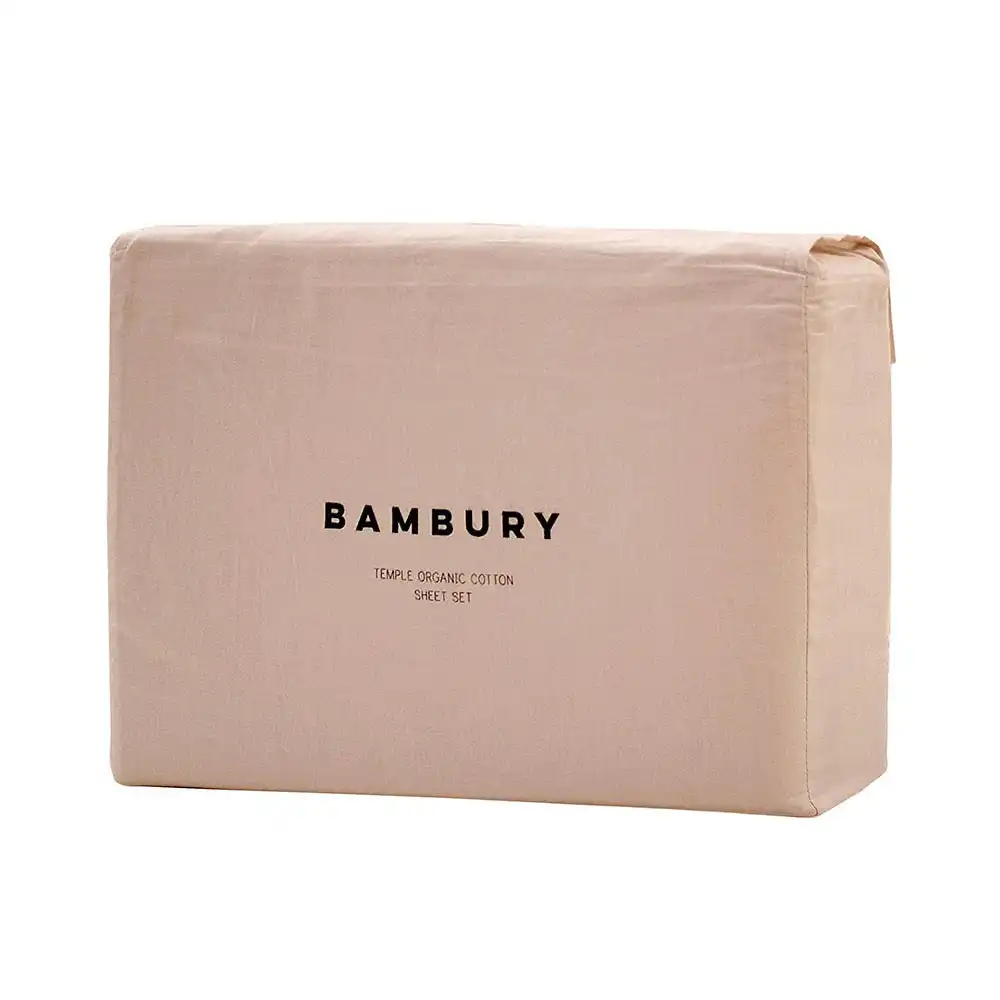 Bambury Temple Organic Sheet Set - Rosewater