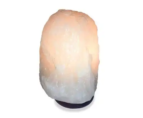 12V 12W 2-3Kg Himalayan White Salt Lamp Crystal Rock Natural Shape Unique Lamps