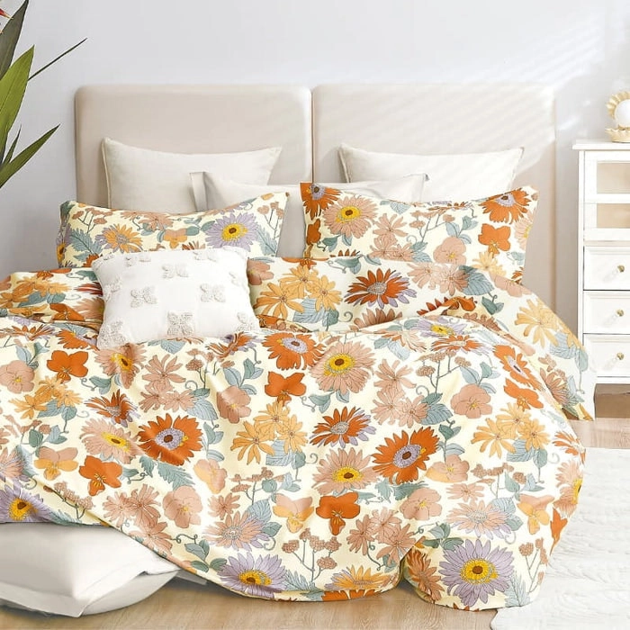 Odyssey Living Natasha Printed Cotton Quilt Cover Set