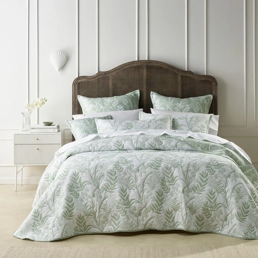 Bianca Bedding Eden Sage Polyester/Cotton Bedspread Set