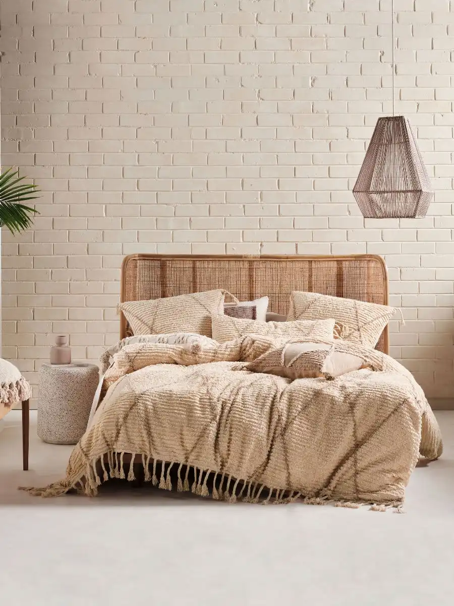 Linen House Asha Sand Quilt Cover Set