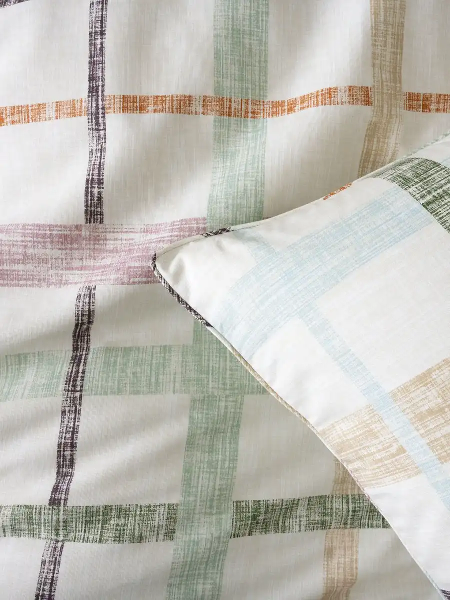 Esprit FARREN MULTI COLOUR QUILT COVER SET