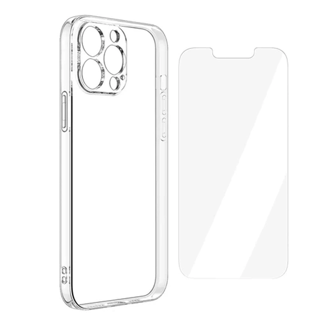 Telstra Combi Case + Glass Screen Protector for iPhone 13 mini - Clear