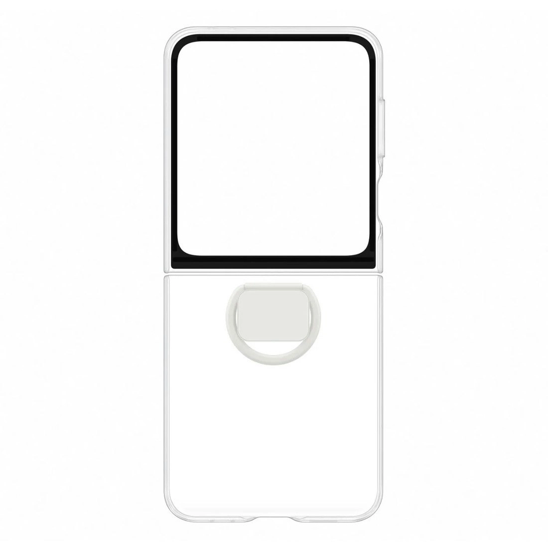 Samsung Galaxy Flip6 Case with Ring EF-QF741CTEGWW - Clear