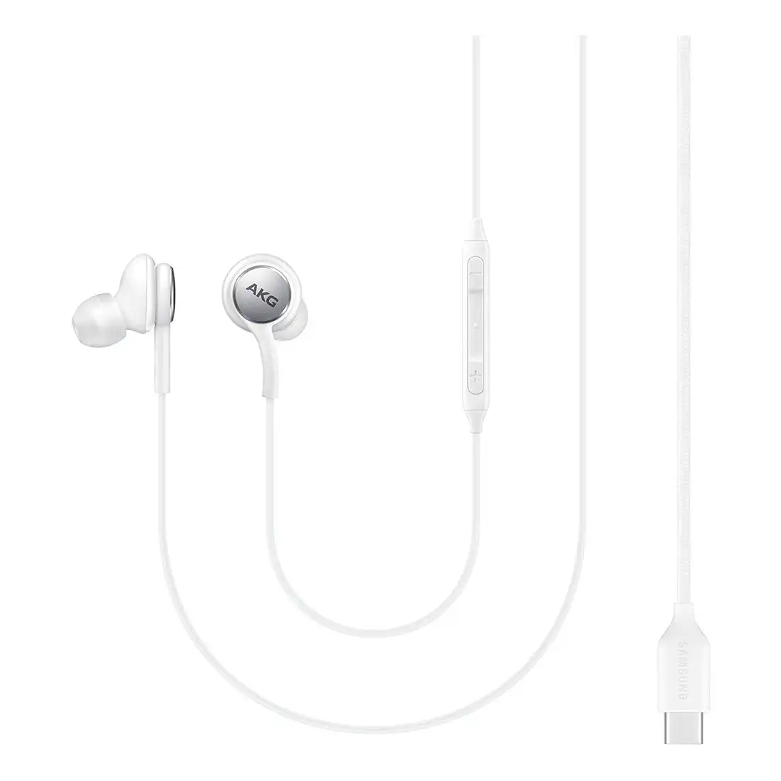 Samsung In-Ear Wired Earphones Type C By AKG EO-IC100BWEGWW - White