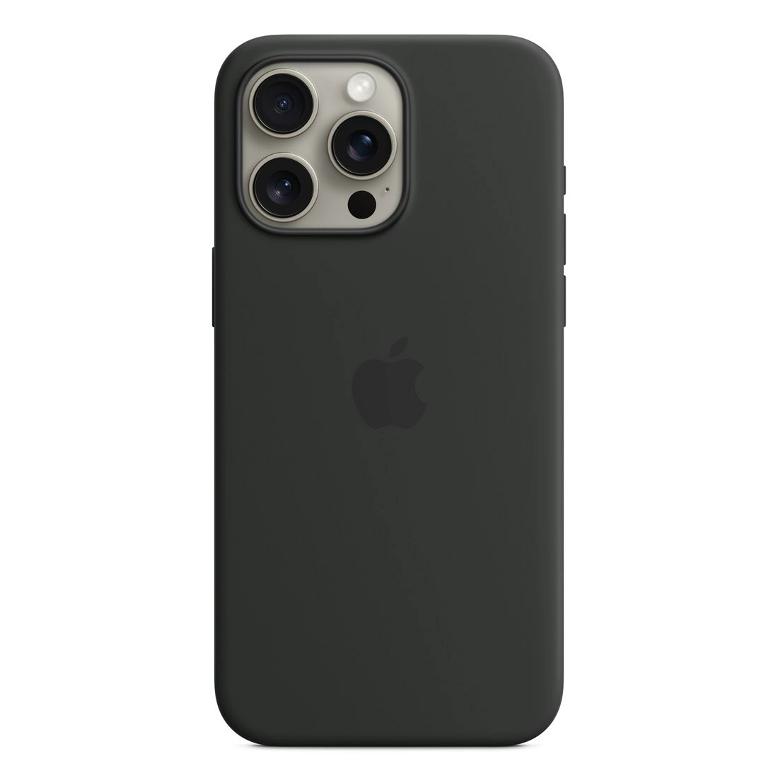 Apple iPhone 15 Pro Max Silicone Case with MagSafe - Black