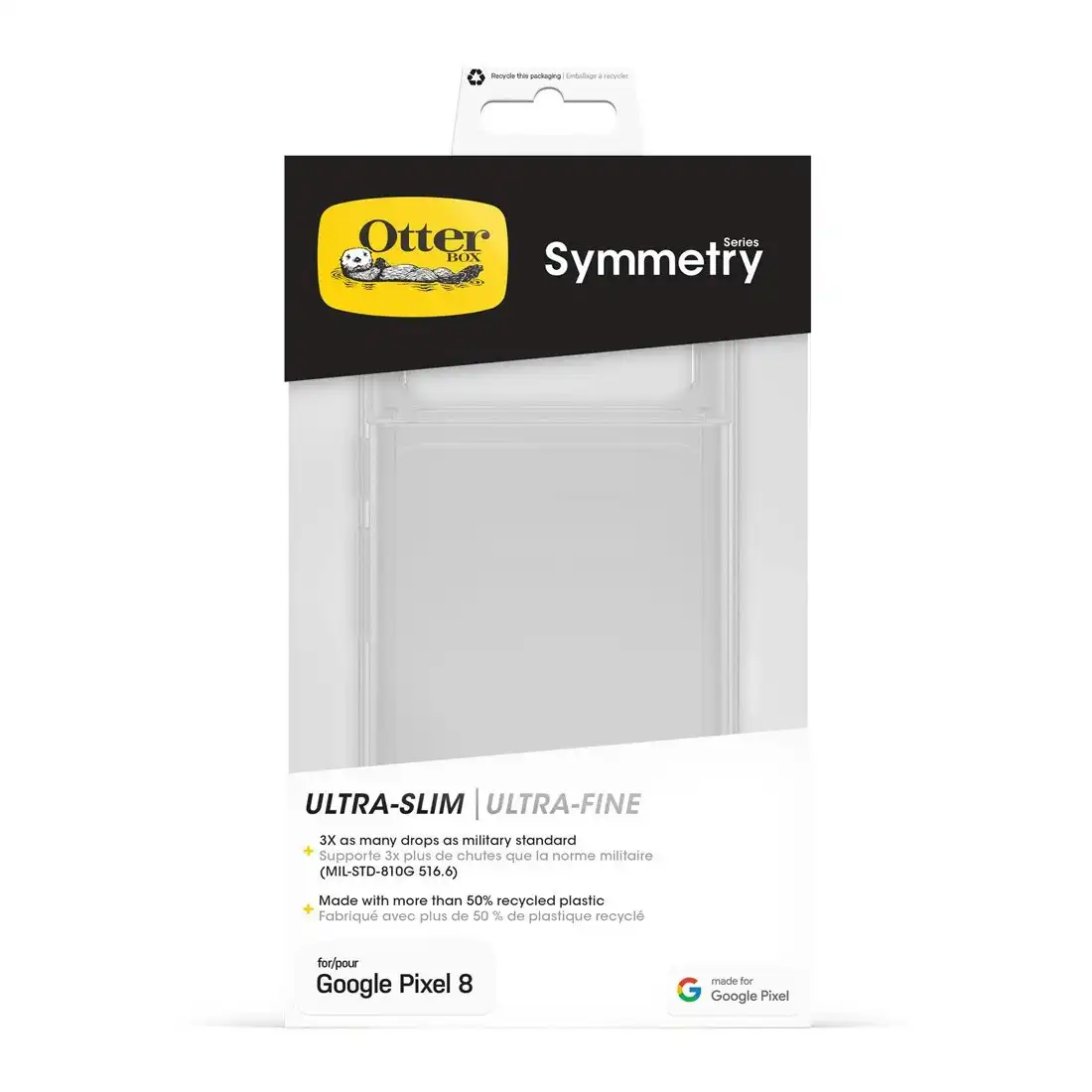 Otterbox Symmetry Case for Pixel 8 77-94207 - Clear