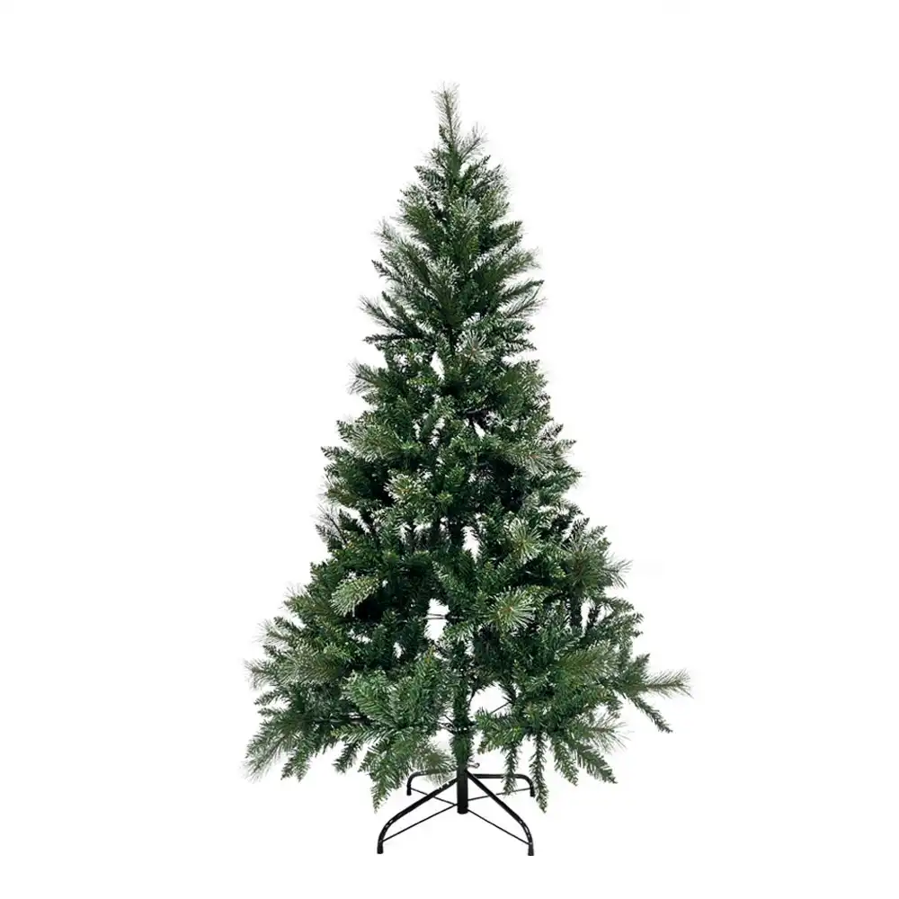 CarolCraft 180cm 6FT Christmas Tree- Xmas Decorations 696 Tips Green