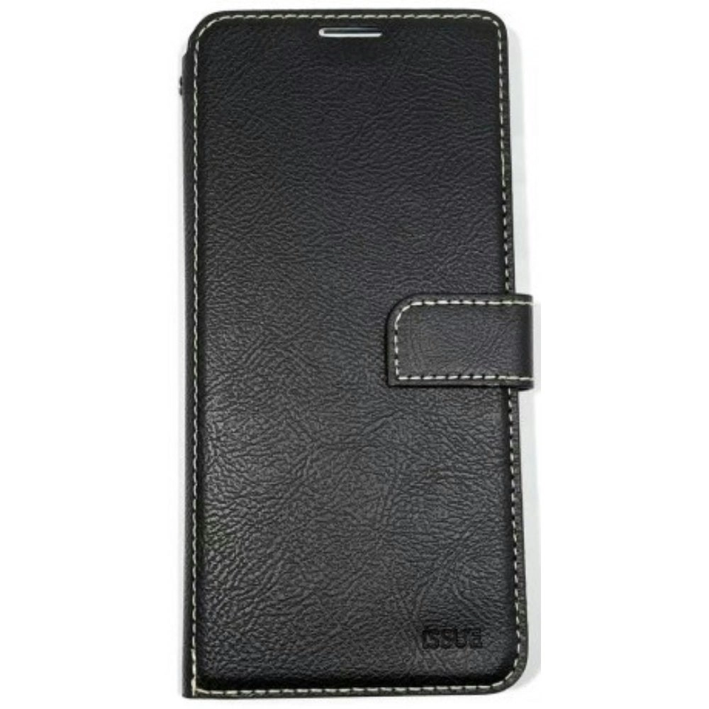 Issue Diary Case With Card Slot for Galaxy A32 6.5" - Black